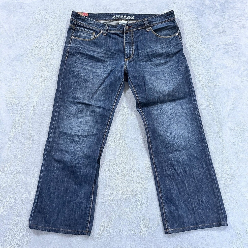 Vintage Parasuco Denim‎ Legend Jeans 38x29* Straight Relaxed Blue Y2K Cotton